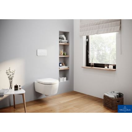 Villeroy & Boch 92249068 - Splakovalna tipka VICONNECT, bela