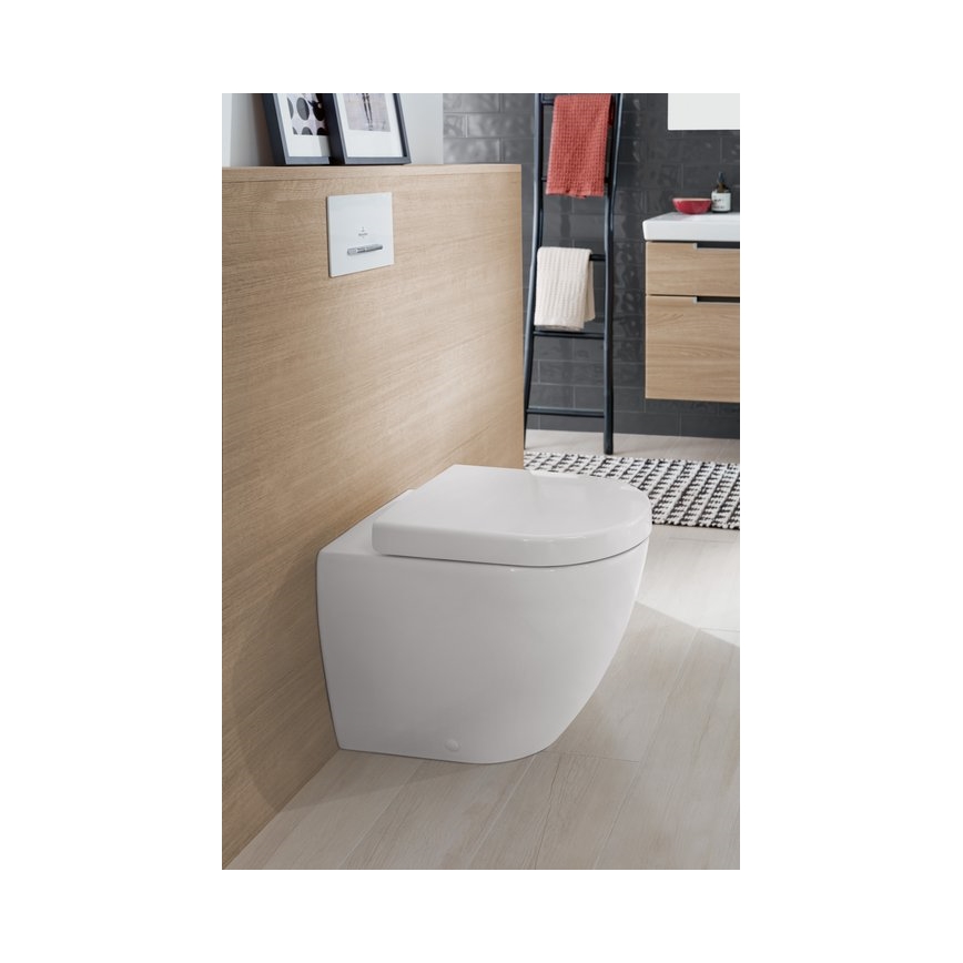 Villeroy & Boch 9M68Q101 - WC deska SUBWAY 2.0 bela