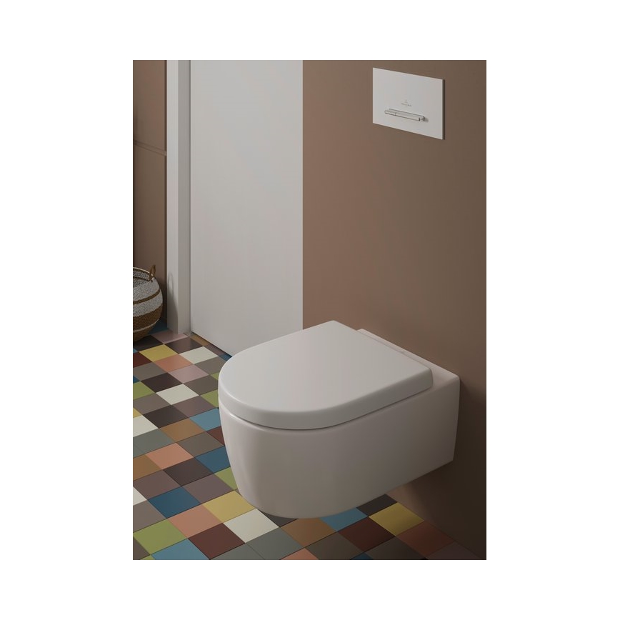 Villeroy & Boch 9M77C101 - WC deska SoftClose AVENTO, bela