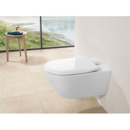 Villeroy & Boch 9M78S101 - Toaletna deska SoftClose SUBWAY 2.0 bela