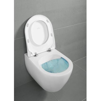 Villeroy & Boch 9M78S101 - Toaletna deska SoftClose SUBWAY 2.0 bela