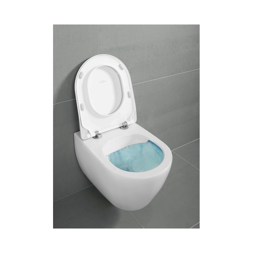 Villeroy & Boch 9M78S101 - Toaletna deska SoftClose SUBWAY 2.0 bela