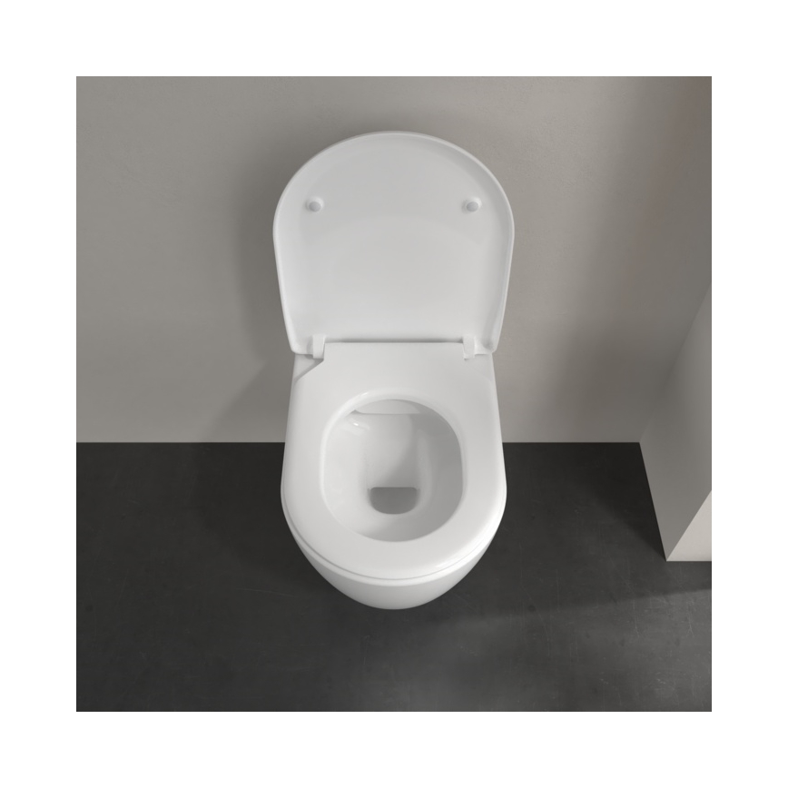 Villeroy & Boch 9M87S101 - WC deska SoftClose AVENTO, bela