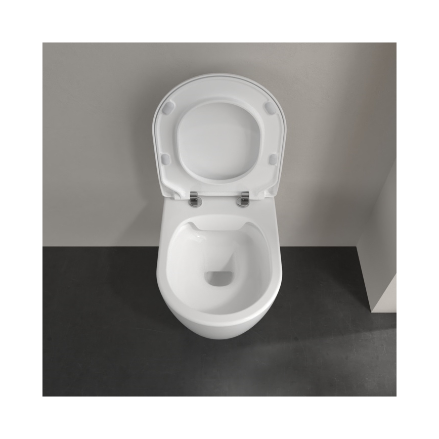 Villeroy & Boch 9M87S101 - WC deska SoftClose AVENTO, bela