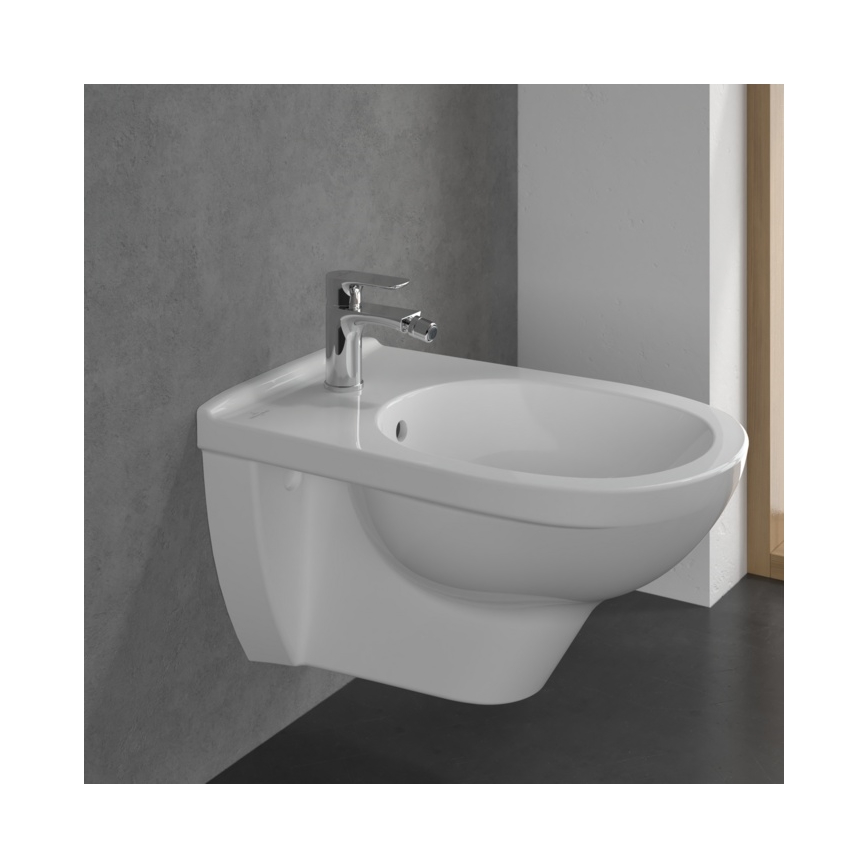 Villeroy & Boch TVB10420111061 - Armatura za bide + odtok O.NOVO sijajni krom