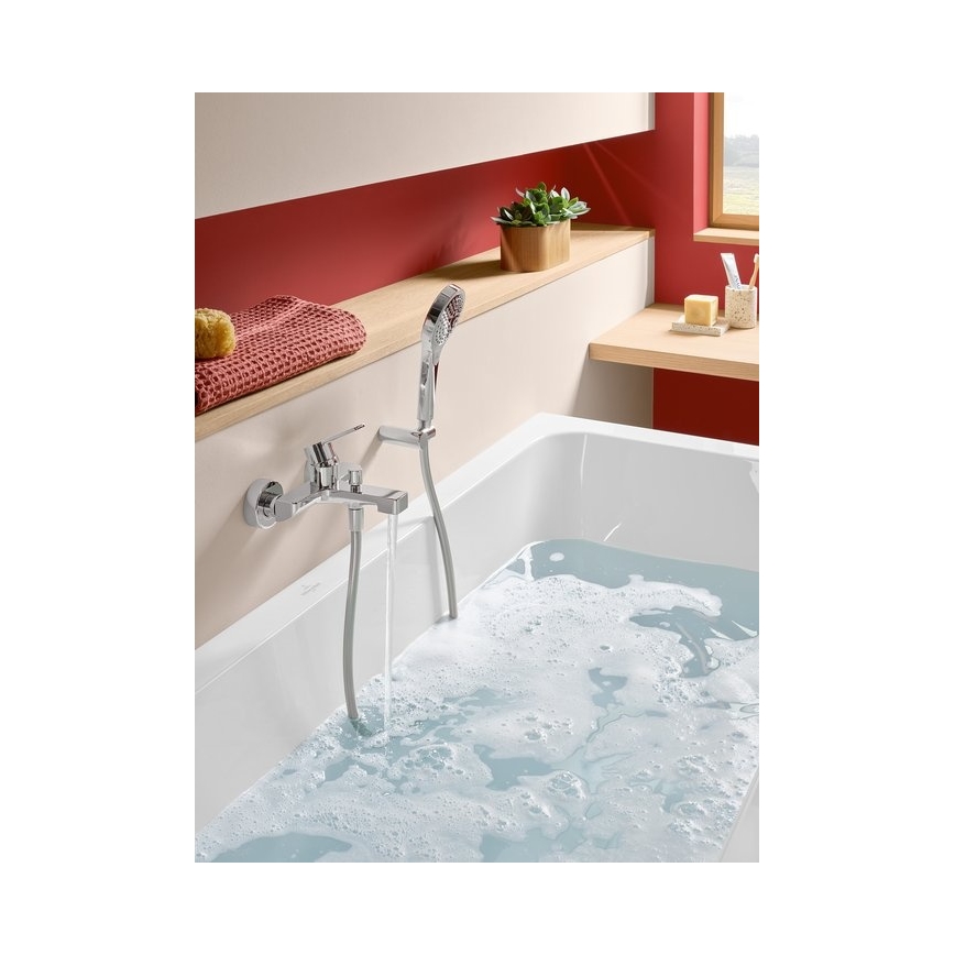 Villeroy & Boch TVT10300200061 - Kopalniška baterija za kad ARCHITECTURA, sijajni krom