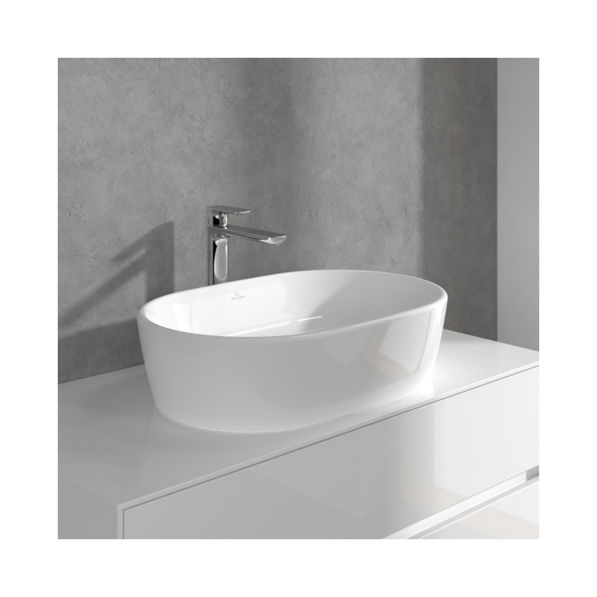 Villeroy & Boch TVW10410511061 - Pipa za umivalnik + odtok O.NOVO 29,5 cm sijajni krom