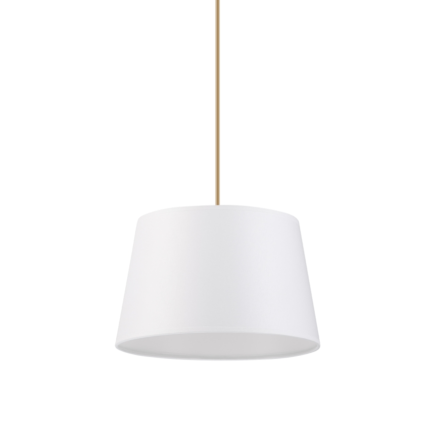 Viseča svetilka AIDA na kablu 1xE27/60W/230V, premer 25 cm, hrast/rjava/bela