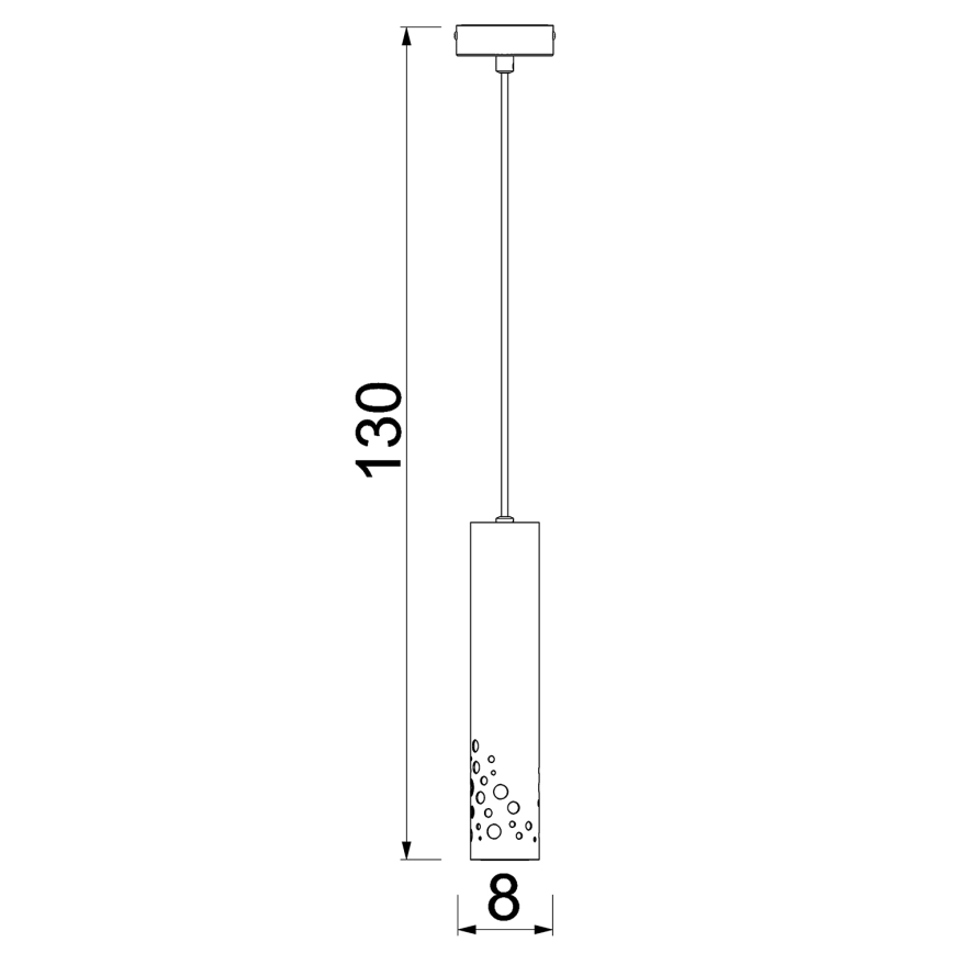 Viseča svetilka ALTRO s kablom 1xGU10/8W/230V bež