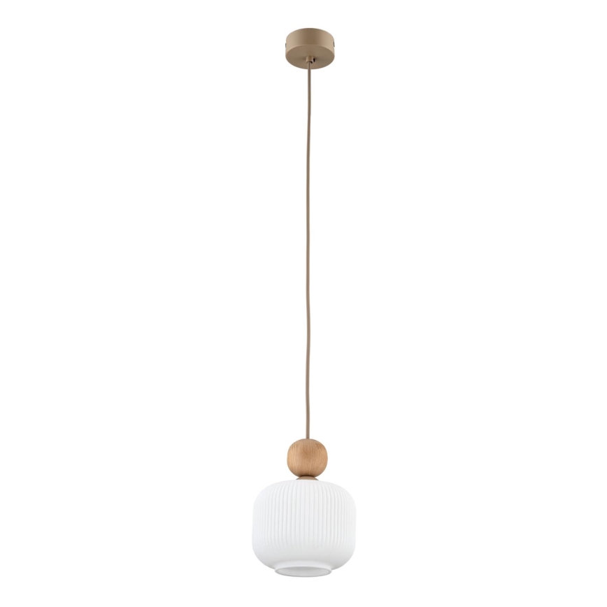 Viseča svetilka BALLO na lanku 1xE14/10W/230V bež