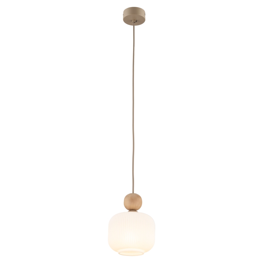 Viseča svetilka BALLO na lanku 1xE14/10W/230V bež