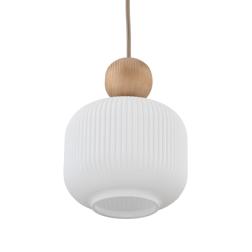 Viseča svetilka BALLO na lanku 1xE14/10W/230V bež