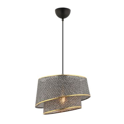 Viseča svetilka BARETTE na kablu 1xE27/60W/230V, siva/zlata