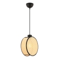Viseča svetilka DRUM na kablu 1xE27/60W/230V bežna/črna