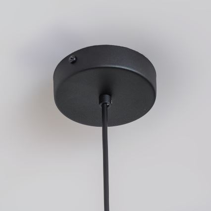 Viseča svetilka ETNA II na kablu 1x E27/15W/230V premer 25 cm črna
