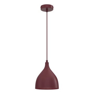 Viseča svetilka na kabelu NOAK CLASSIC 1xE27/15W/230V bordo