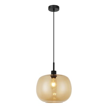 Viseča svetilka na kablu ALAN 1xE27/40W/230V dimno bež/črna