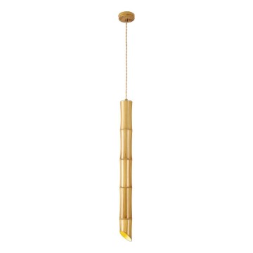 Viseča svetilka na kablu BAMBOO 1xGU10/50W/230V bambus