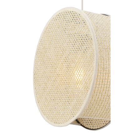 Viseča svetilka na kablu BIG DRUM 1xE27/60W/230V, kremna