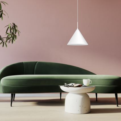 Viseča svetilka na kablu CAPITAL 1xGX53/15W/230V premer 32 cm bela