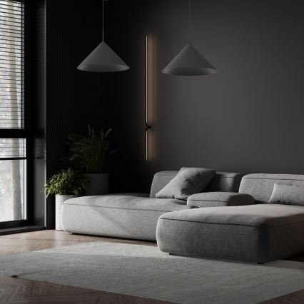 Viseča svetilka na kablu CAPITAL 1xGX53/15W/230V, premer 46 cm, črna