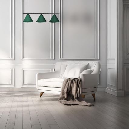 Viseča svetilka na kablu CAPITAL 3xGX53/15W/230V zelena