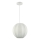Viseča svetilka na kablu DANA 1xE27/15W/230V premer 25 cm bela