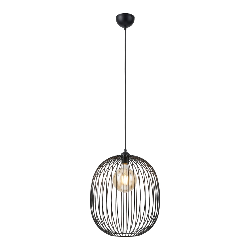 Viseča svetilka na kablu DESTELLO 1xE27/15W/230V premer 32 cm črna