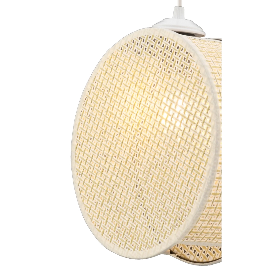 Viseča svetilka na kablu DRUM 1xE27/60W/230V, kremna