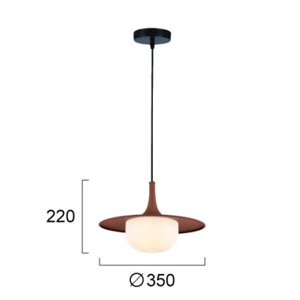 Viseča svetilka na kablu FRED 1xG9/10W/230V rjava