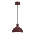 Viseča svetilka na kablu HANDA 1xE27/15W/230V bordo