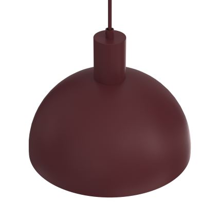 Viseča svetilka na kablu HANDA 1xE27/15W/230V bordo