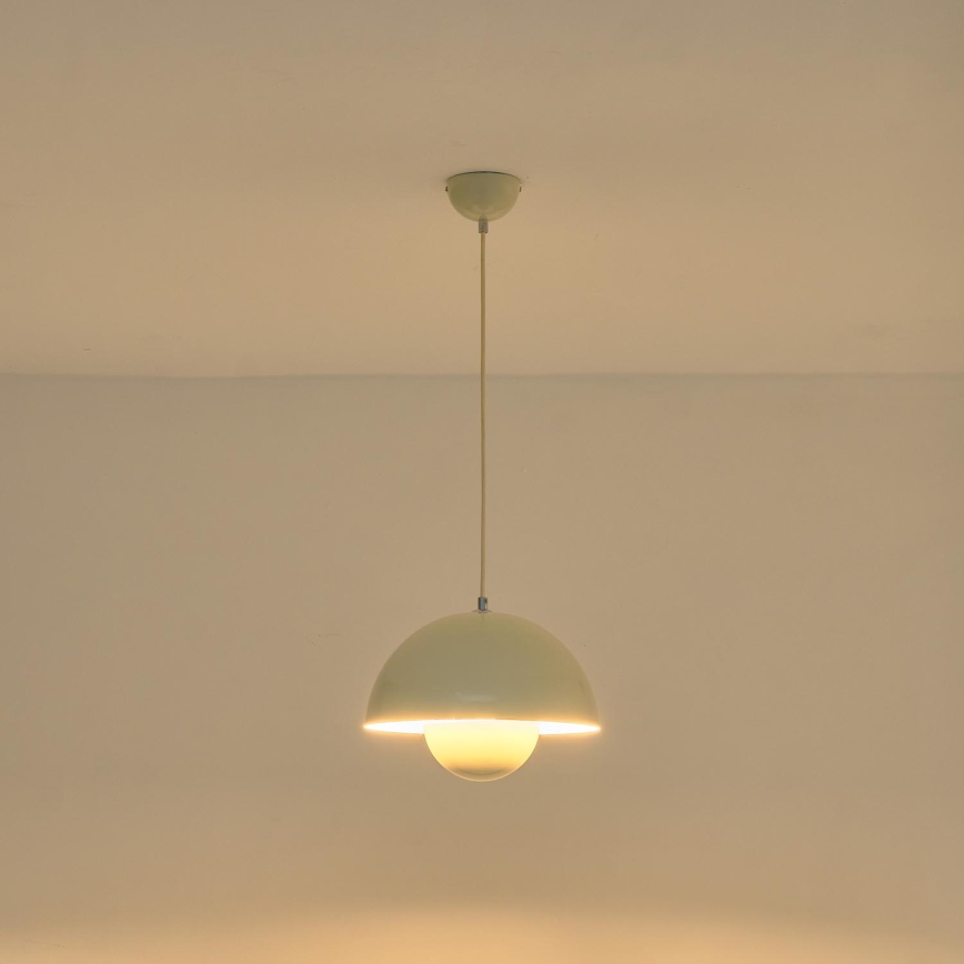 Viseča svetilka na kablu JARDEN 1xE27/15W/230V kremna