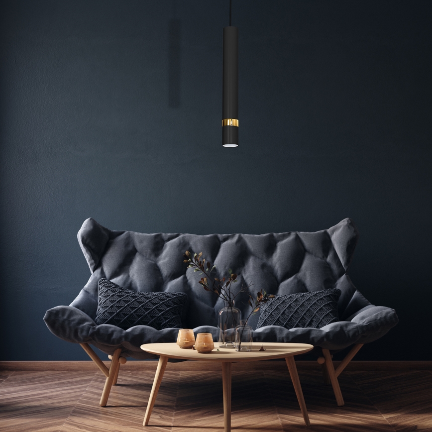 Viseča svetilka na kablu JOKER 1xGU10/25W/230V črna/zlata