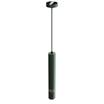 Viseča svetilka na kablu JOKER 1xGU10/25W/230V, zelena/zlata