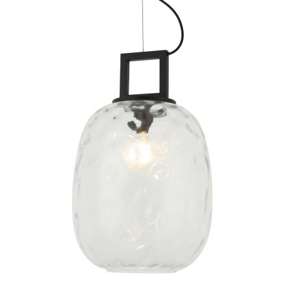 Viseča svetilka na kablu LUCY 1xE27/40W/230V črna