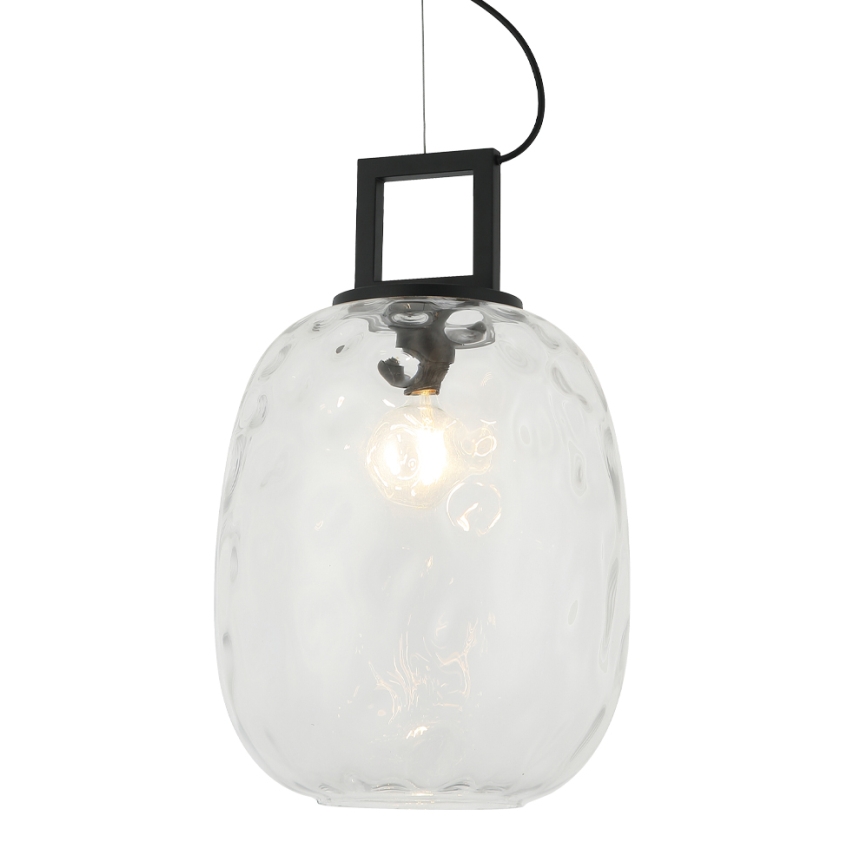 Viseča svetilka na kablu LUCY 1xE27/40W/230V črna