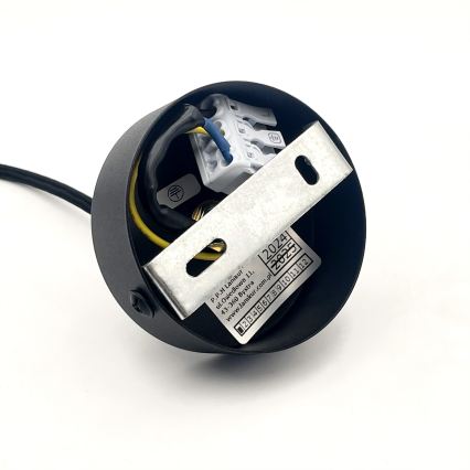 Viseča svetilka na kablu MARKUS 1xE27/15W/230V črna/hrast