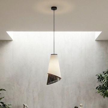 Viseča svetilka na kablu MODA 1xE27/15W/230V siva/črna