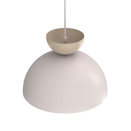 Viseča svetilka na kablu NEVIS 1xE27/15W/230V, premer 29 cm, kremna