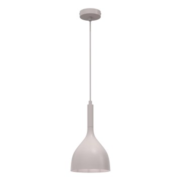 Viseča svetilka na kablu NOAK 1xE27/15W/230V kremna