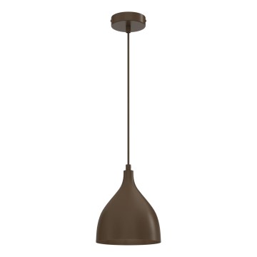 Viseča svetilka na kablu NOAK CLASSIC 1xE27/15W/230V rjava