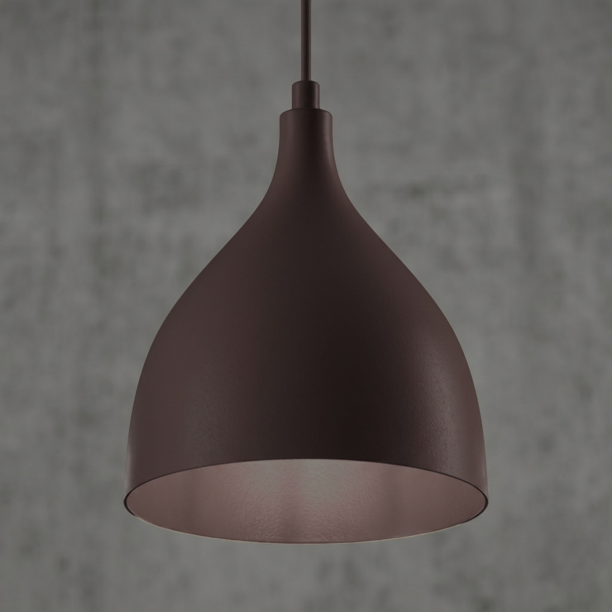 Viseča svetilka na kablu NOAK CLASSIC 1xE27/15W/230V rjava