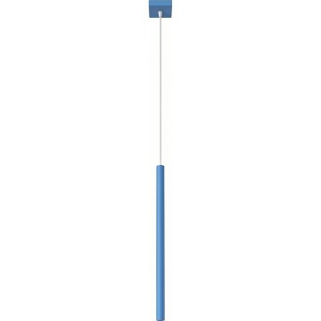 Viseča svetilka na kablu PASTELO 1xG9/8W/230V modra