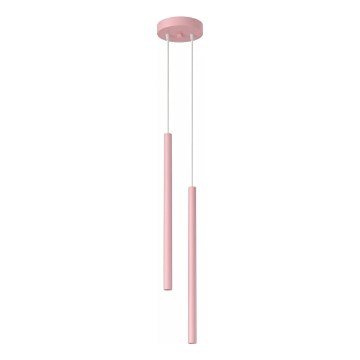 Viseča svetilka na kablu PASTELO 2xG9/8W/230V, rožnata