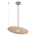 Viseča svetilka na kablu PIATTO 1xGX53/15W/230V, premer 35 cm, bež