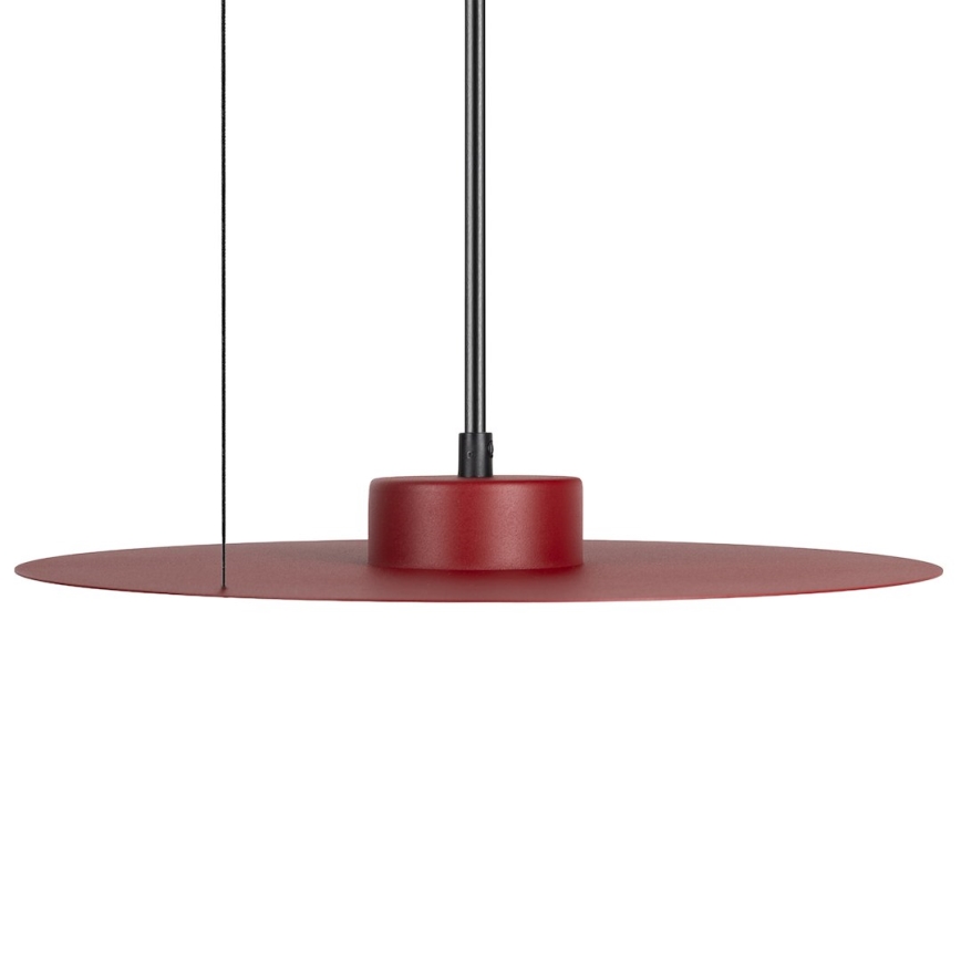 Viseča svetilka na kablu PIATTO 1xGX53/15W/230V premer 35 cm bordo