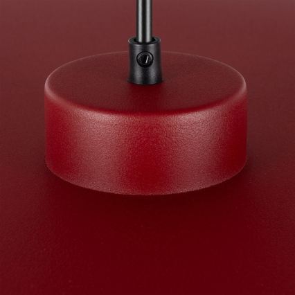 Viseča svetilka na kablu PIATTO 1xGX53/15W/230V premer 35 cm bordo