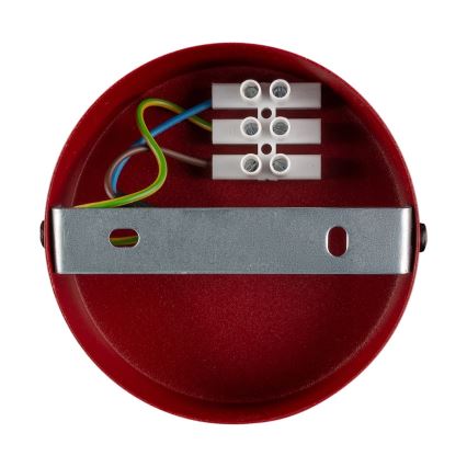 Viseča svetilka na kablu PIATTO 1xGX53/15W/230V premer 35 cm bordo