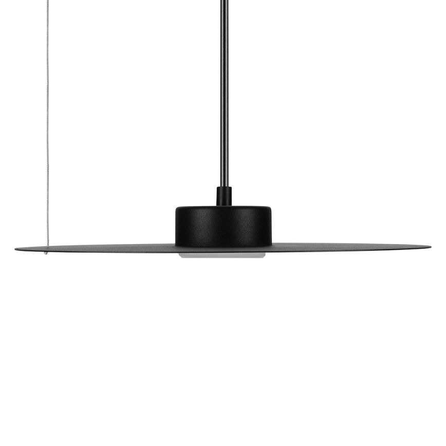 Viseča svetilka na kablu PIATTO 1xGX53/15W/230V premer 35 cm črna